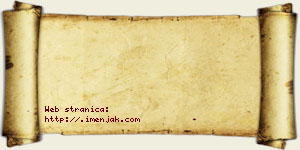 Emilija Mladenović vizit kartica